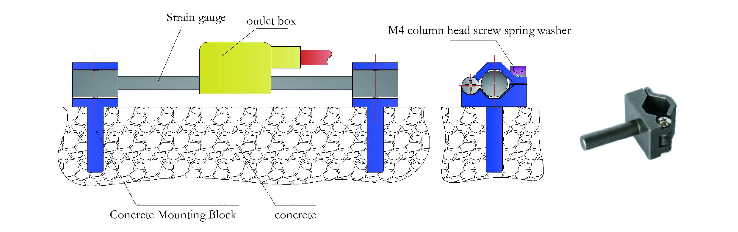 Smart vibrerande trådtöjningsmätare (ytmodell) JMZX-212HAT/HB bild 9